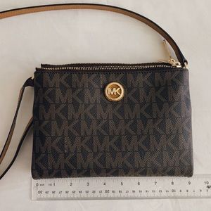 Michael Michael Kors Double ZIP Crossbody Bag